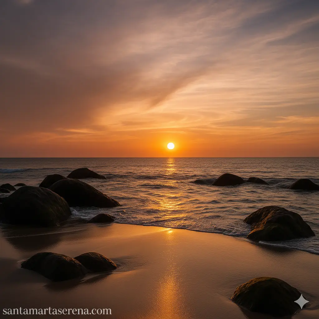 Atardecer en Santa Marta